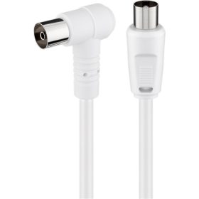 Goobay 67359 Koax kábel szerelt 90 fokos, 1,5m