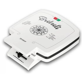   Trisa 734070 Ostyasütő, Sajtostallér sütő, 1000W, fehér, 4 minta, 7 recept, Tapadásmentes felület