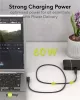 Goobay 79421 Adatkábel  90° - Type-C / Type-C - fekete - 1 m - 3 A - 60 W