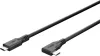 Goobay 79421 Adatkábel  90° - Type-C / Type-C - fekete - 1 m - 3 A - 60 W