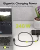 Goobay 79432 Adatkábel 90° - Type-C / Type-C - fekete - 1 m - 5 A - 240 W