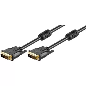 Goobay 93110, DVI-D DUAL LINK kábel, aranyozott 2 m