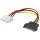 Goobay 93634 PC Tápkábel 5.25 " jack  S-ATA csatlakozó