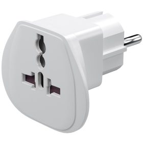   Goobay 94026 Univerzális hálozati töltő átalakitó/adapter, max.16A, fehér