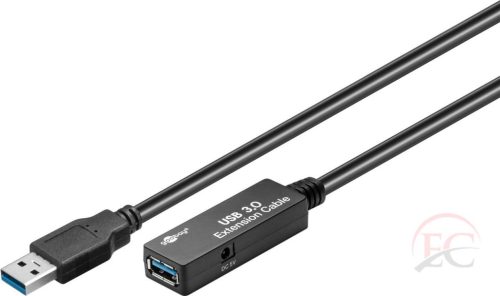 Goobay 95727 Aktív USB 3.0 hosszabbító kábel 5 m
