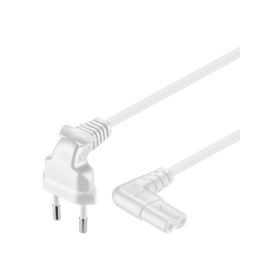   Goobay 97345 Hálózati vezeték, földeletlen lapos dugóval 2x0,75mm?, 0,75 m