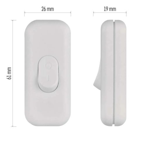 Emos A1208 Kapcsoló egypólusú fehér