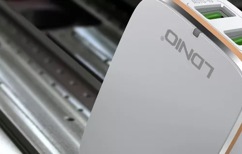 Ldnio A2204 2x USB-A Hálózati töltő + Lightning kábel - Fehér (12W)