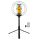 Logilink Okostelefon gyűrűs lámpa selfie stick állvánnyal, távzárral, átmérő 25 cm (AA0156)