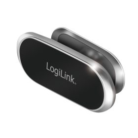   Logilink Mágneses okostelefon tartó, 360 -ban forgatható, 800 g-ig, alumínium, fekete/ezüst (AA0163)