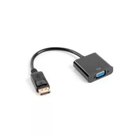   Lanberg Displayport 1.1 - VGA (Apa-Anya) Adapterkábel Fekete
