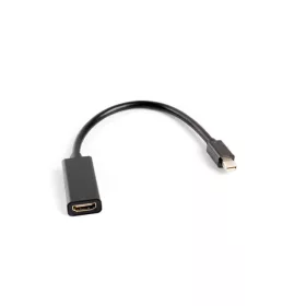   Lanberg mini Displayport apa - HDMI anya fekete adapter, 20cm