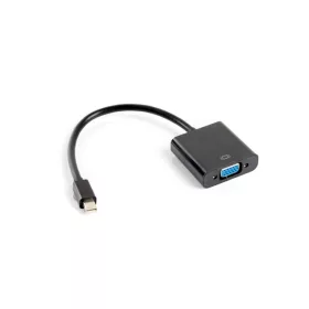   LANBERG DISPLAYPORT MINI(M) 1.2->VGA(F) ADAPTER KÁBEL 20CM FEKETE