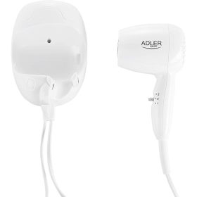   Adler AD2252 Hajszárító, Falra Szerelhető Tartóval, 1600W