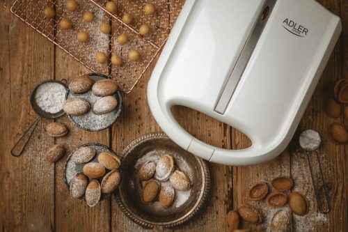 Adler AD3039 Töltött sütemény készítő gép, 1600W, fehér