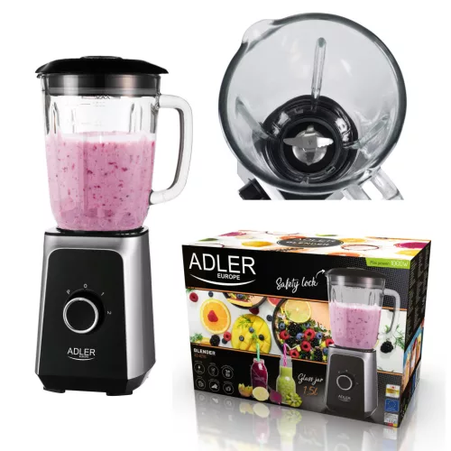 Adler AD 4076 Turmixgép - Fekete/Acél