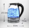 Adler AD1225 Elektromos Vízforraló, 1,7L, 2000W, Inox