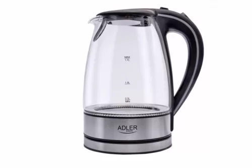 Adler AD1225 Elektromos Vízforraló, 1,7L, 2000W, Inox