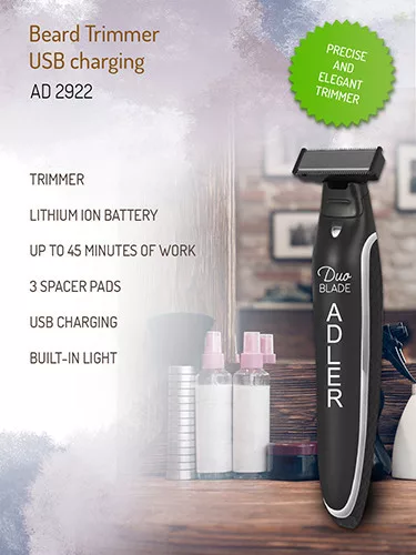 Adler AD2922 duo blade borotva, USB töltővel