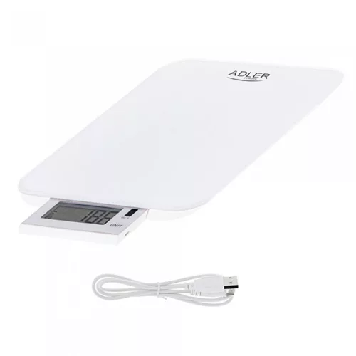 Adler AD3167 Konhyai mérleg USB töltéssel, 10kg