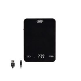 Adler AD3177b Konyhai mérleg, 10kg, újratölthető