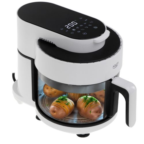 Adler AD6316 Air Fryer sütő üveg tállal, 3 L