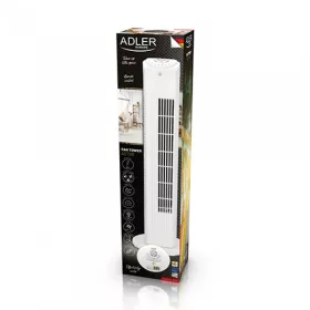 Adler AD7319 80W programozható fehér torony ventilátor