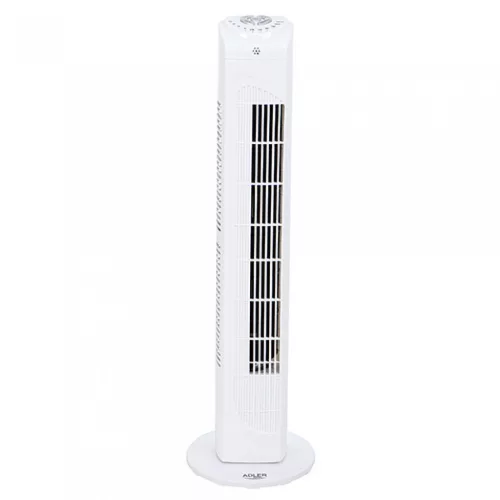 Adler AD7319 80W programozható fehér torony ventilátor