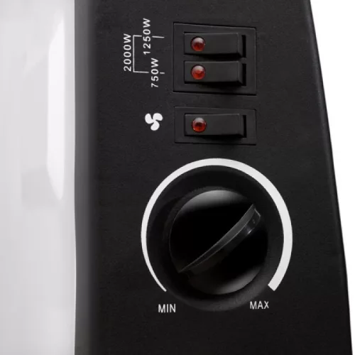 Adler AD7705 Elektromos Konvektor, 750W-1250W-2000W, Fehér
