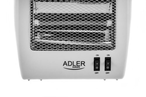 Adler AD7709 Halogén Hősugárzó, 800W, Fehér