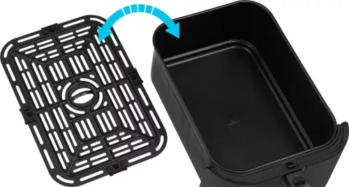 ECG AF 8020 Ai Slim Fry Forrólevegős fritőz, 8L