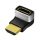 Logilink HDMI adapter, A/M - A/F, 270  szögben, 8K/60 Hz, fekete/szürke