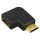 Logilink HDMI adapter, A/M-A/F, 90 , lapos, 4K/30 Hz (AH0008)