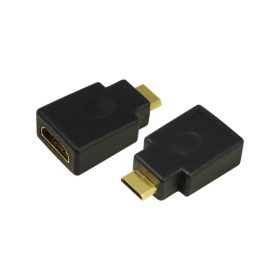   LogiLink HDMI adapter, Mini-C/M   A/F, 4K/30 Hz, fekete (AH0009)