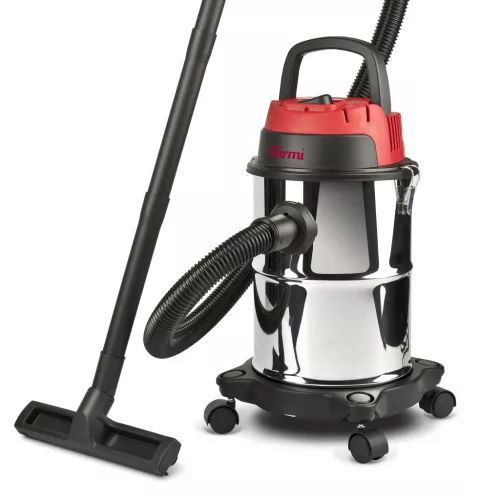 Girmi AP45 Alacsony fogyasztású, sokoldalú, száraz-nedves porszívó, 15 literes, 1000W  