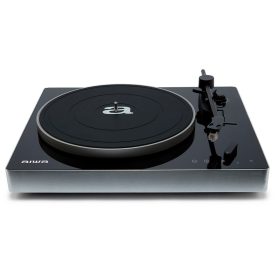   Aiwa APX-680BT/BK Prémium szíjhajtású forgótányéros analóg lemezjátszó Bluetooth funkcióval