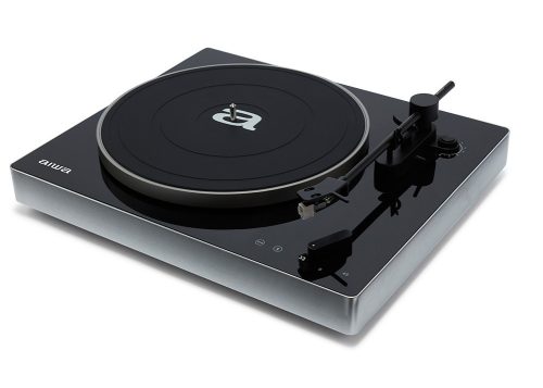 Aiwa APX-680BT/BK Prémium szíjhajtású forgótányéros analóg lemezjátszó Bluetooth funkcióval