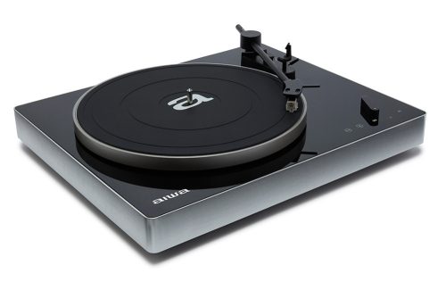 Aiwa APX-680BT/BK Prémium szíjhajtású forgótányéros analóg lemezjátszó Bluetooth funkcióval