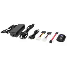   Logilink USB 2.0-ás IDE/SATA adapter, OTB funkcióval 2.5"/3.5" IDE és Serial ATA HD-hez (AU0006C)