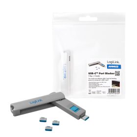   Logilink USB-C port blokkoló (1x kulcs és 4x zár) (AU0052)