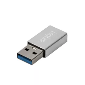   LogiLink USB 3.2 Gen1 Type-C adapter, USB-A/M-USB-C/F, ezüst (AU0056)