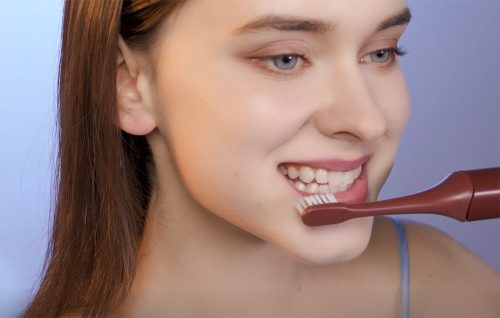 Enchen Aurora T+ Szónikus fogkefe - piros