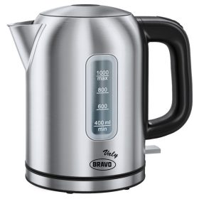 Bravo Valy B-4790  Elektromos vízforraló, inox, 1L