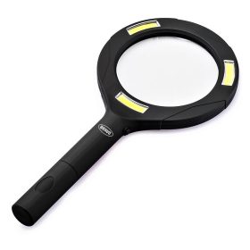   Bravó B-4977 Fényes nagyító, 5x, nagyítás LED lámpával, fekete