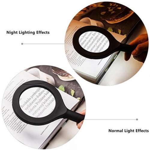 Bravó B-4977 Fényes nagyító, 5x, nagyítás LED lámpával, fekete