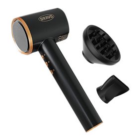 Bravo B-4998BK Fekete hajszárító BLDC motorral, 1600W