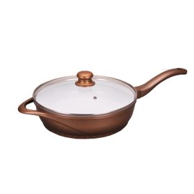   Bravo B-5082 Párolóserpenyő + fedő 28 cm, kerámia felületű serpenyő indukciós