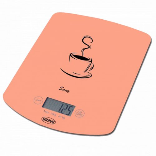 Bravo Sany B-5112 Digitális konyhai mérleg, narancs szín, 10kg