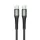 Jellico B10C Series USB-C apa - USB-C apa Adat és töltőkábel PD60W - Fekete (1m)