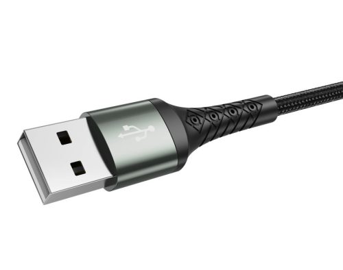 Jellico B10 USB-C kábel 3,1A 1 m, fekete 